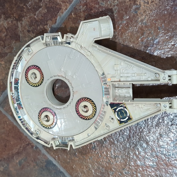 VTG Millenium Falcon Star Wars  Galoob 1995 Micro Machine Not Complete - Picture 4 of 11
